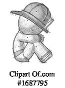 Firefighter Clipart #1687795 by Leo Blanchette