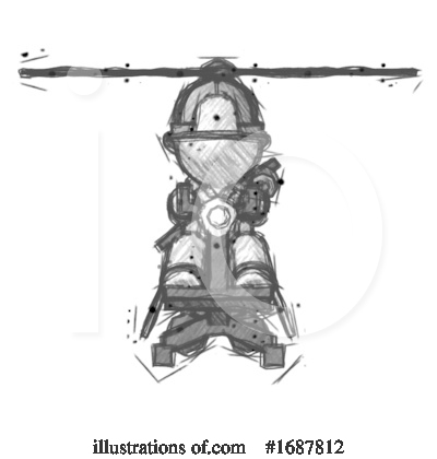 Royalty-Free (RF) Firefighter Clipart Illustration by Leo Blanchette - Stock Sample #1687812