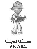 Firefighter Clipart #1687821 by Leo Blanchette