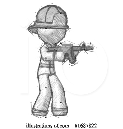 Royalty-Free (RF) Firefighter Clipart Illustration by Leo Blanchette - Stock Sample #1687822