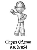 Firefighter Clipart #1687854 by Leo Blanchette