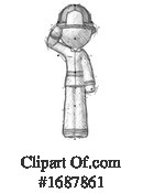 Firefighter Clipart #1687861 by Leo Blanchette