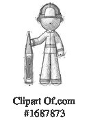 Firefighter Clipart #1687873 by Leo Blanchette