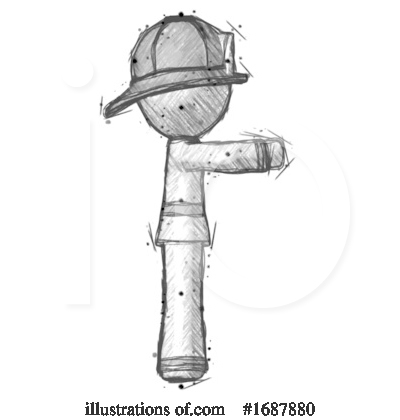 Royalty-Free (RF) Firefighter Clipart Illustration by Leo Blanchette - Stock Sample #1687880