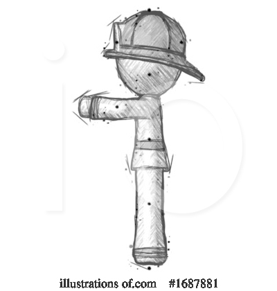 Royalty-Free (RF) Firefighter Clipart Illustration by Leo Blanchette - Stock Sample #1687881