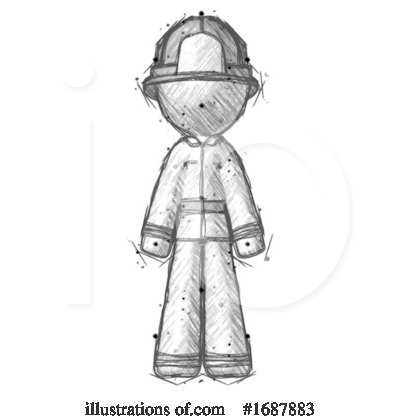 Royalty-Free (RF) Firefighter Clipart Illustration by Leo Blanchette - Stock Sample #1687883
