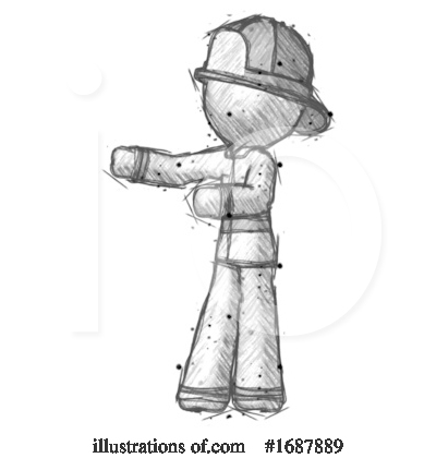 Royalty-Free (RF) Firefighter Clipart Illustration by Leo Blanchette - Stock Sample #1687889