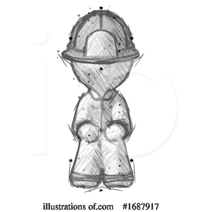 Royalty-Free (RF) Firefighter Clipart Illustration by Leo Blanchette - Stock Sample #1687917