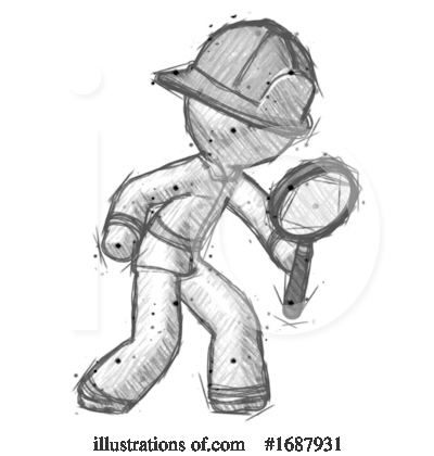 Royalty-Free (RF) Firefighter Clipart Illustration by Leo Blanchette - Stock Sample #1687931