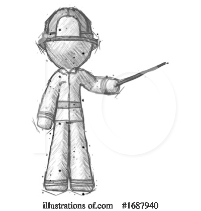 Royalty-Free (RF) Firefighter Clipart Illustration by Leo Blanchette - Stock Sample #1687940