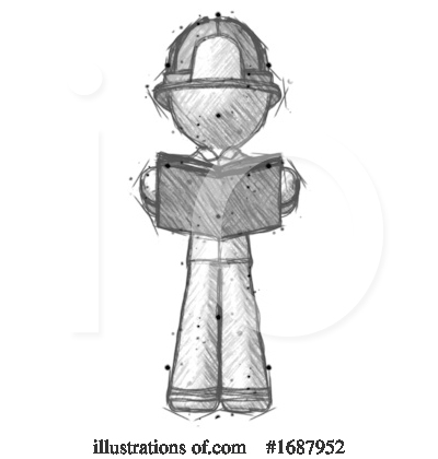 Royalty-Free (RF) Firefighter Clipart Illustration by Leo Blanchette - Stock Sample #1687952