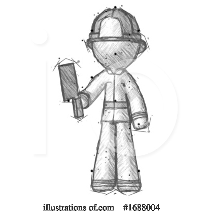 Royalty-Free (RF) Firefighter Clipart Illustration by Leo Blanchette - Stock Sample #1688004