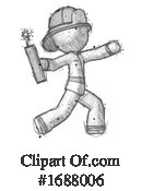 Firefighter Clipart #1688006 by Leo Blanchette