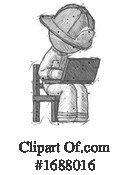 Firefighter Clipart #1688016 by Leo Blanchette