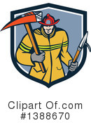 Fireman Clipart #1388670 by patrimonio