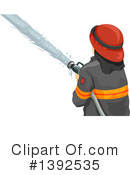 Fireman Clipart #1392535 by BNP Design Studio