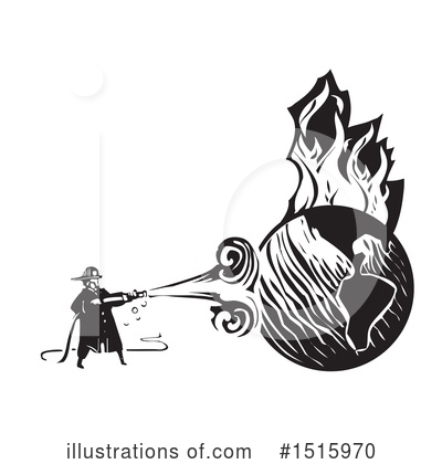 Royalty-Free (RF) Fireman Clipart Illustration by xunantunich - Stock Sample #1515970