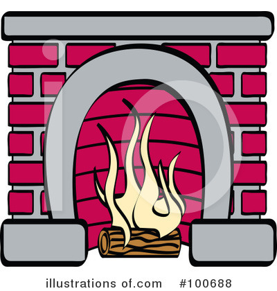 Fireplace Clipart #100688 by Andy Nortnik