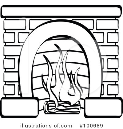 Fireplace Clipart #100689 by Andy Nortnik