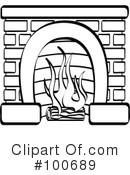 Fireplace Clipart #100689 by Andy Nortnik