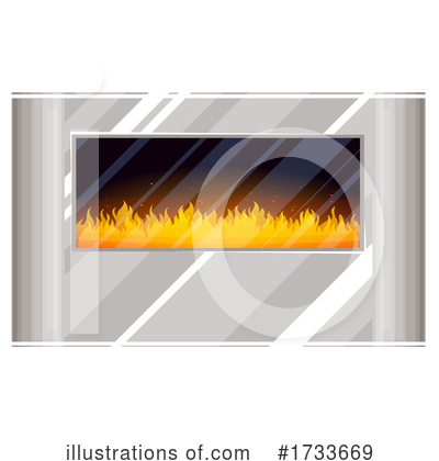 Royalty-Free (RF) Fireplace Clipart Illustration by Vector Tradition SM - Stock Sample #1733669