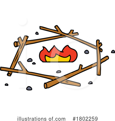 Fire Wood Clipart #1802259 by lineartestpilot