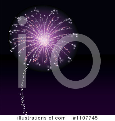 Royalty-Free (RF) Fireworks Clipart Illustration by Amanda Kate - Stock Sample #1107745
