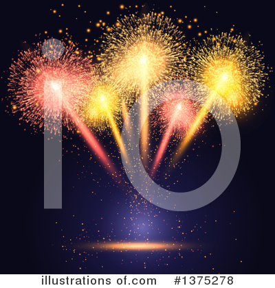 Fireworks Clipart #1375278 by KJ Pargeter
