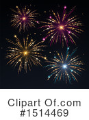 Fireworks Clipart #1514469 by beboy