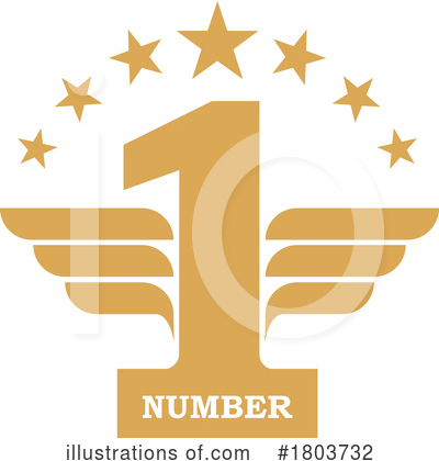 Number One Clipart #1803732 by Vector Tradition SM