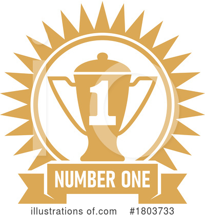 Number One Clipart #1803733 by Vector Tradition SM