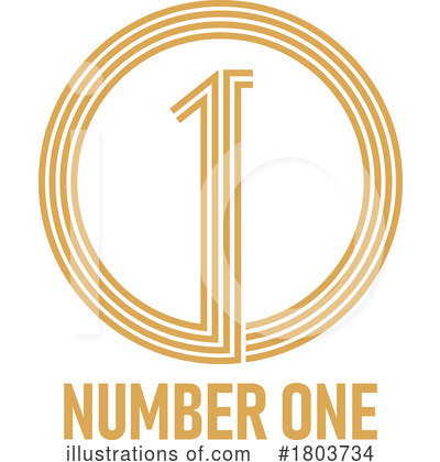 Number One Clipart #1803734 by Vector Tradition SM