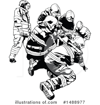 Royalty-Free (RF) First Responder Clipart Illustration by dero - Stock Sample #1488977