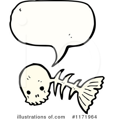 Fish Bone Clipart #1171964 by lineartestpilot