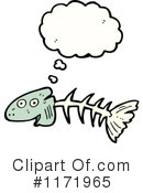 Fish Bone Clipart #1171965 by lineartestpilot