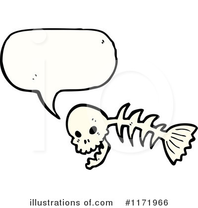 Fish Bone Clipart #1171966 by lineartestpilot