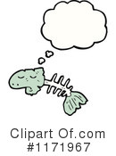 Fish Bone Clipart #1171967 by lineartestpilot