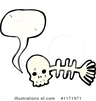 Royalty-Free (RF) Fish Bone Clipart Illustration by lineartestpilot - Stock Sample #1171971