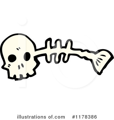 Royalty-Free (RF) Fish Bones Clipart Illustration by lineartestpilot - Stock Sample #1178386