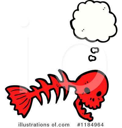 Royalty-Free (RF) Fish Bones Clipart Illustration by lineartestpilot - Stock Sample #1184964