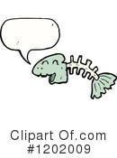 Fish Bones Clipart #1202009 by lineartestpilot