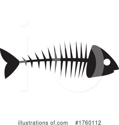 Royalty-Free (RF) Fish Bones Clipart Illustration by Vector Tradition SM - Stock Sample #1760112
