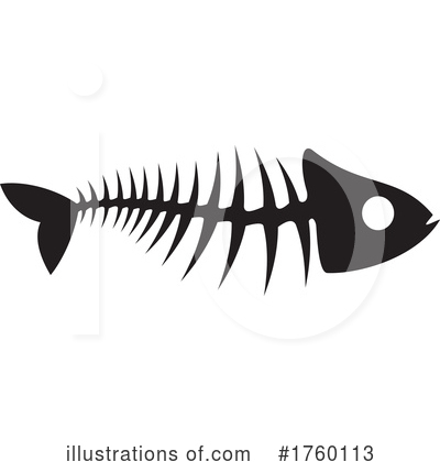 Royalty-Free (RF) Fish Bones Clipart Illustration by Vector Tradition SM - Stock Sample #1760113