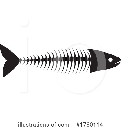 Royalty-Free (RF) Fish Bones Clipart Illustration by Vector Tradition SM - Stock Sample #1760114