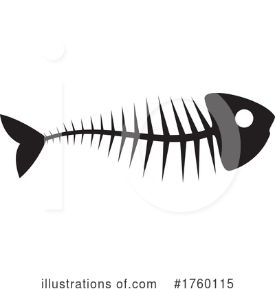 Royalty-Free (RF) Fish Bones Clipart Illustration by Vector Tradition SM - Stock Sample #1760115