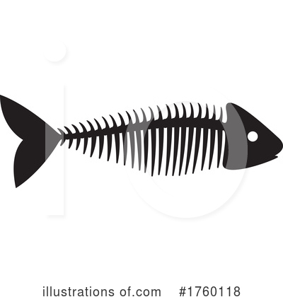Fish Bones Clipart #1760118 by Vector Tradition SM