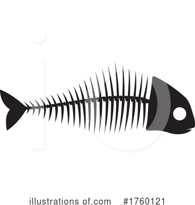 Royalty-Free (RF) Fish Bones Clipart Illustration by Vector Tradition SM - Stock Sample #1760121