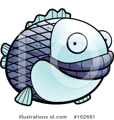 Blue Fish Clipart #102681 by Cory Thoman