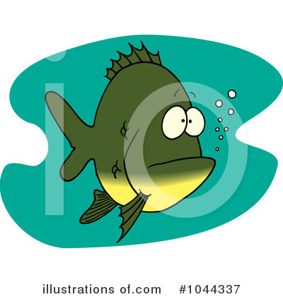 Royalty-Free (RF) Fish Clipart Illustration by toonaday - Stock Sample #1044337