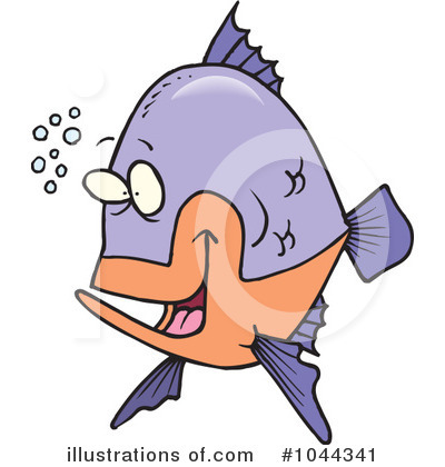Royalty-Free (RF) Fish Clipart Illustration by toonaday - Stock Sample #1044341